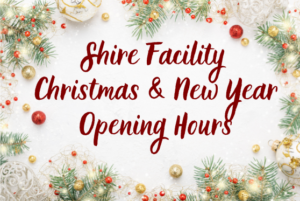 Shire Facility Christmas & New Year - Opening Hours